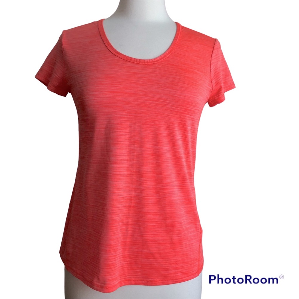 Athleta Short Sleeve Orange AthlecticTee